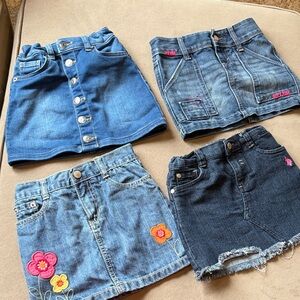 Denim Skirt Set for Kids